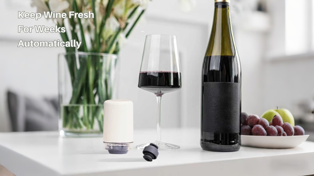 Preservio: Keep Wine Fresh for 5× Longer, Automatically