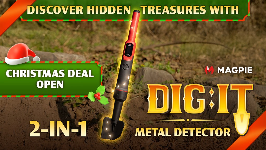 [DIG:IT]Discover Hidden Treasures with 2-in-1 Metal Detector