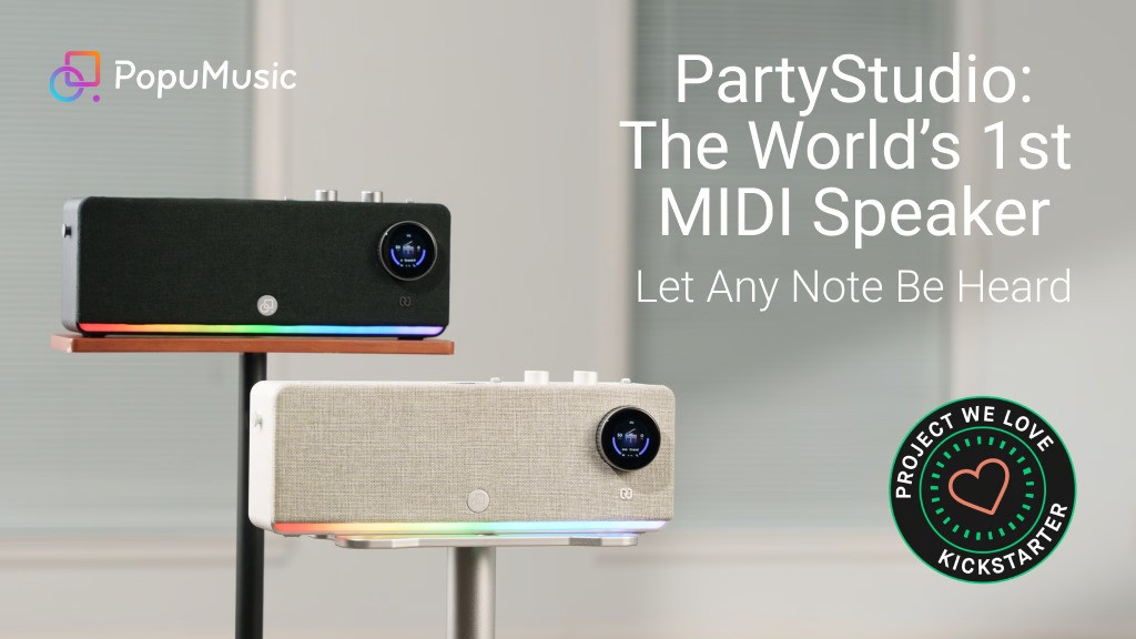 PartyStudio: The World’s First Wireless MIDI Synth Speaker