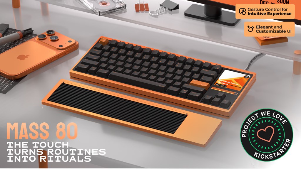 MASS 80: The Smartest Keyboard with Interactive Screen