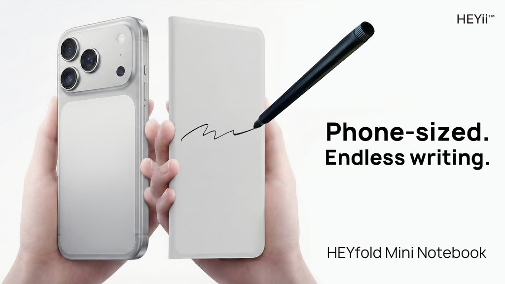 HEYfold Mini: A Reusable Notebook System for Life on the Go
