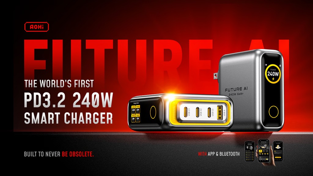 The 1st PD3.2 240W Smart Charger: Built to Never Be Obsolete