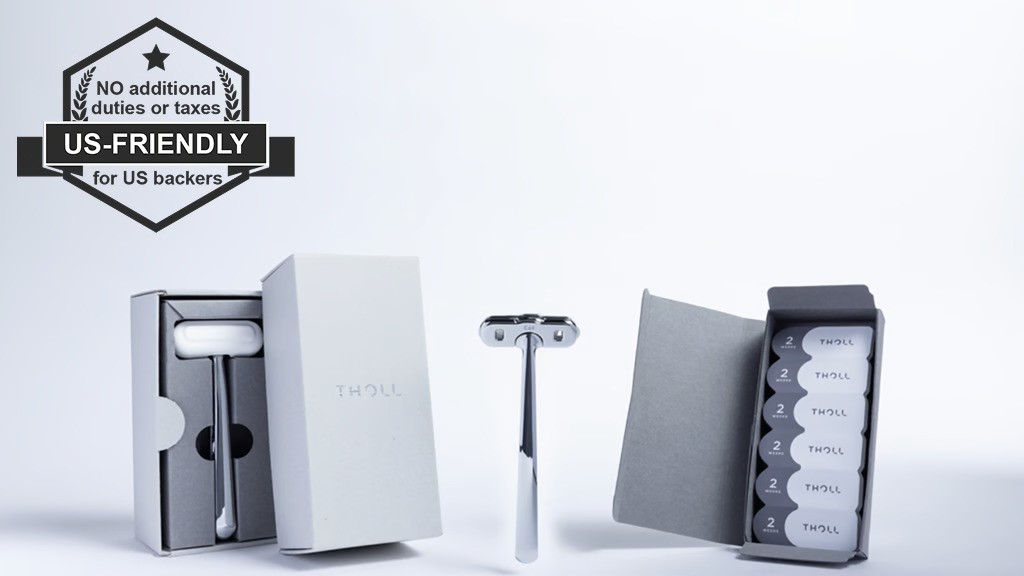 THOLL: Full-Metal 5-Blade Razor with Magnetic Swap