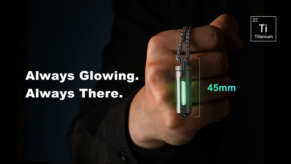 NoxTi: The Tritium Keychain: Carry the Glow. Own the Night.