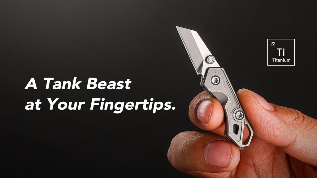 Natanto: A Real Micro Folding Knife, Ti EDC Reimagined