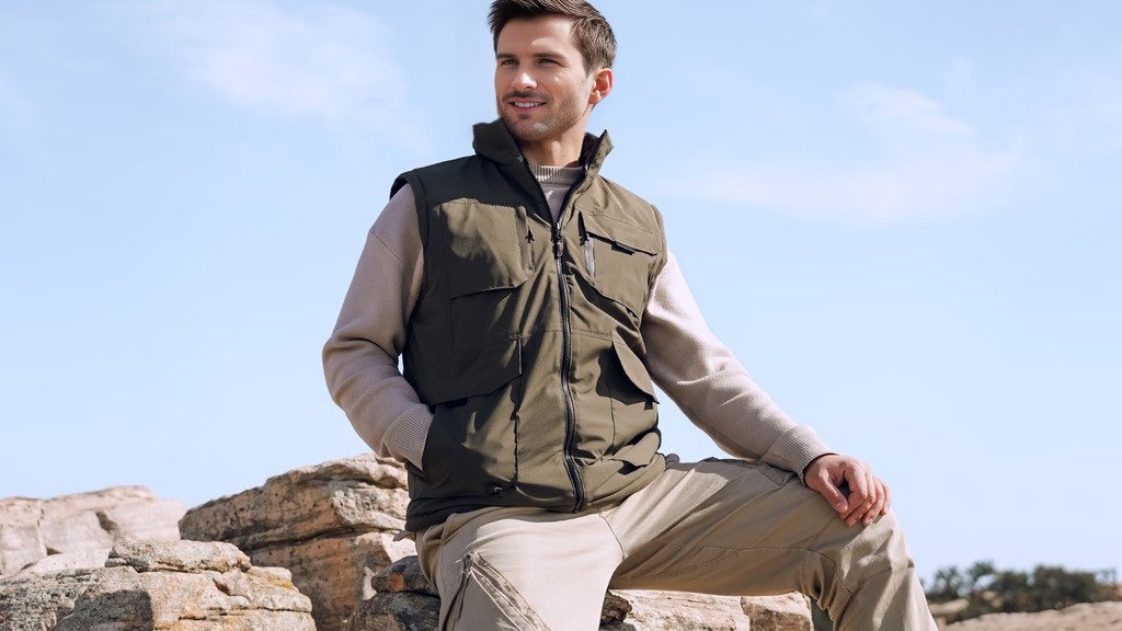 All-Season Reversible Vest with Hemp & NASA-grade Aerogel